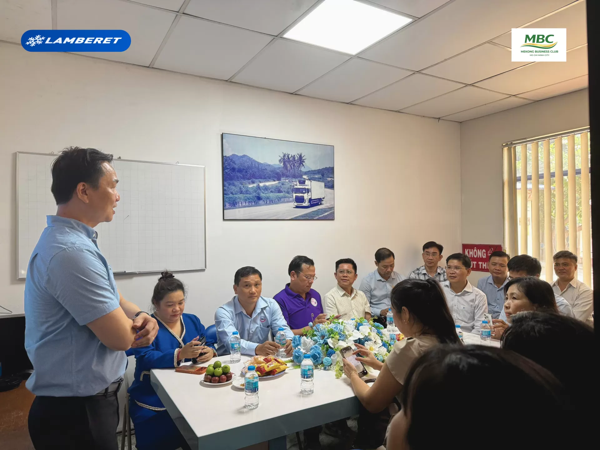 Chào mừng Câu lạc bộ Doanh nghiệp Mekong tại TPHCM đến thăm quan Lamberet Việt Nam
