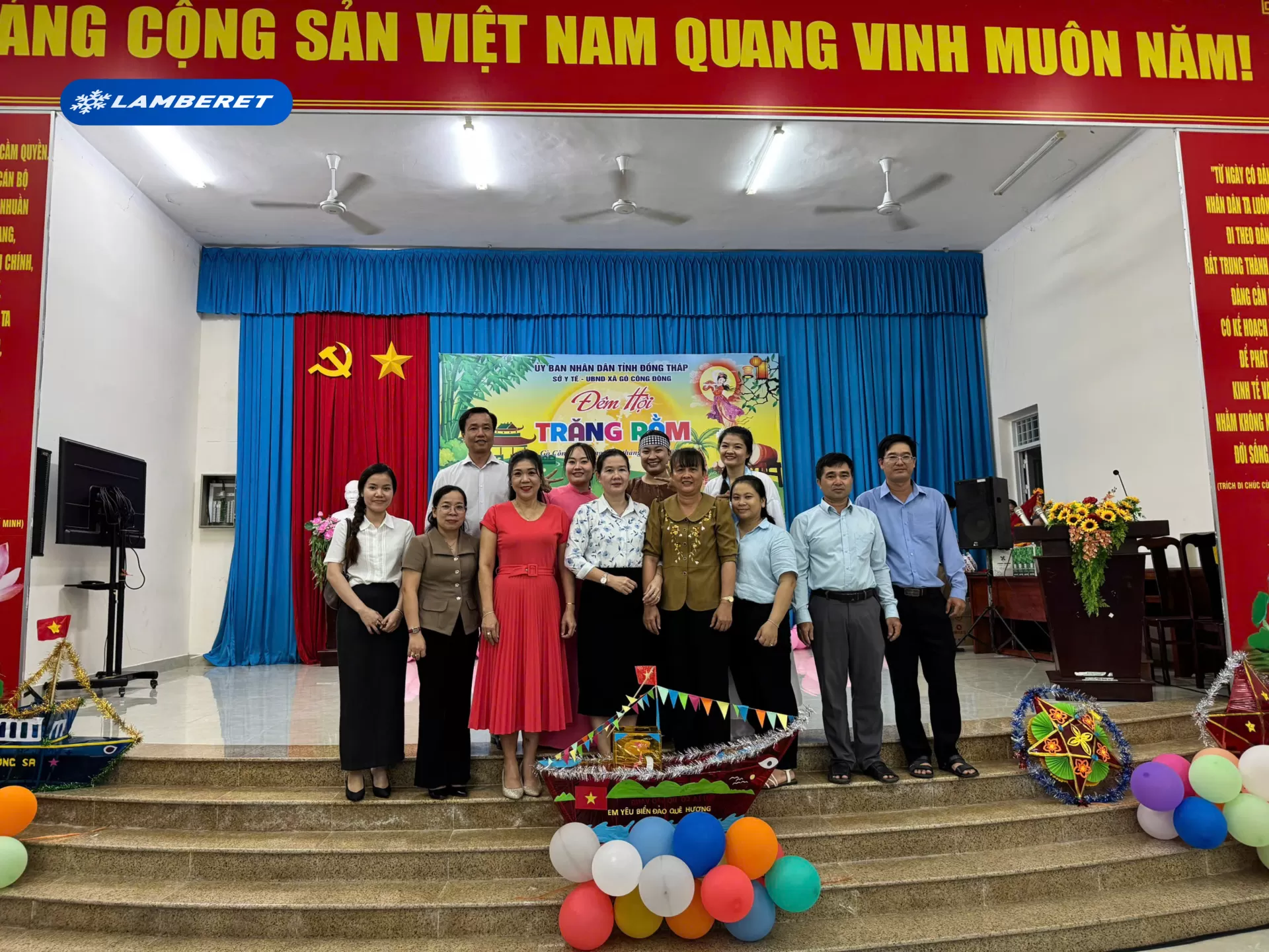 Lamberet trao tặng quà Tết trung thu cho các em nhỏ có hoàn cảnh khó khăn tại tỉnh Đồng Tháp