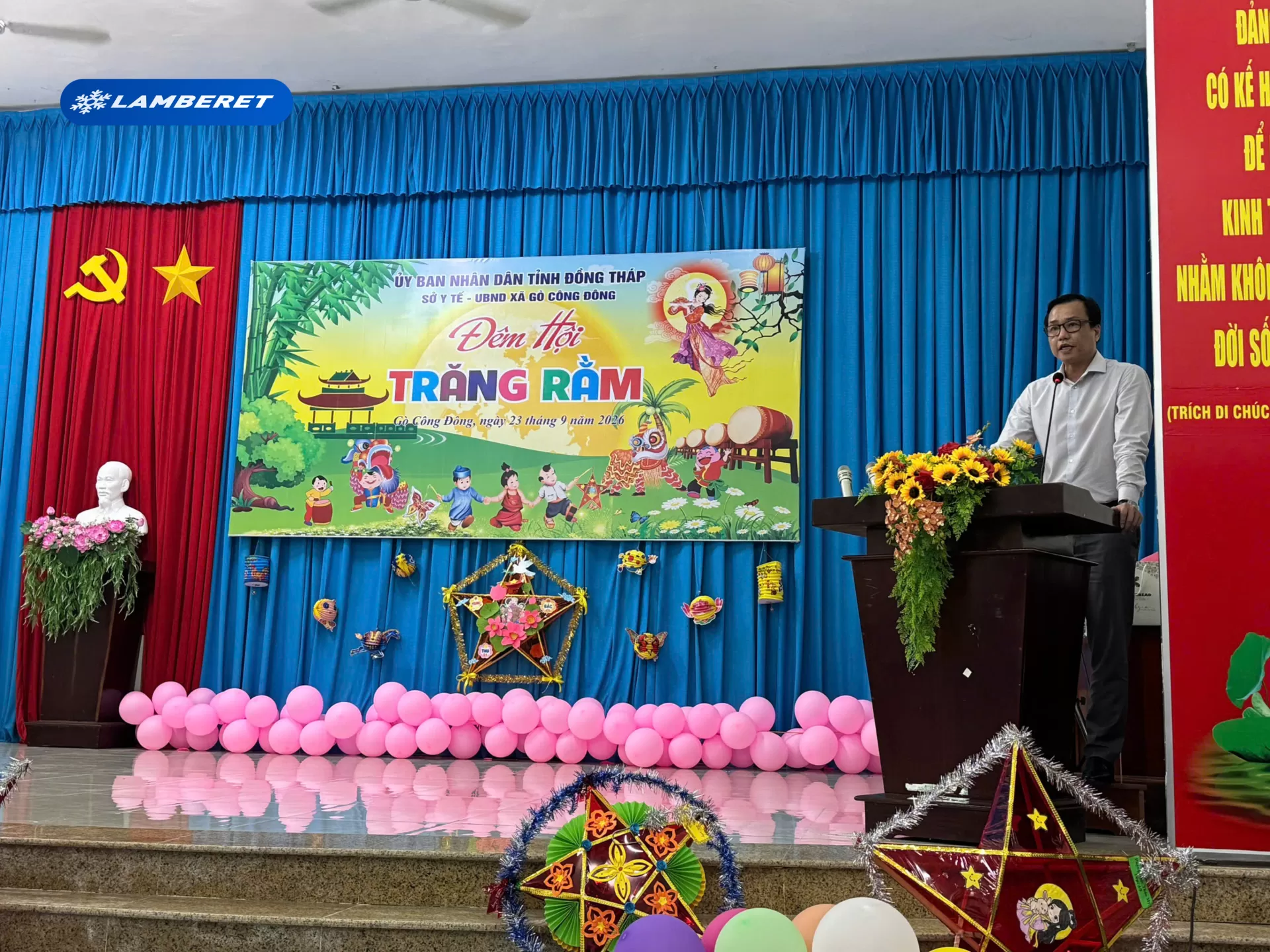 Lamberet trao tặng quà Tết trung thu cho các em nhỏ có hoàn cảnh khó khăn tại tỉnh Đồng Tháp