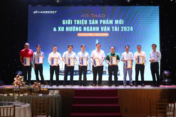 CÔNG TY TNHH LAMBERET VIỆT NAM RA MẮT SẢN PHẨM MỚI  THEO XU HƯỚNG NGÀNH VẬN TẢI 2024