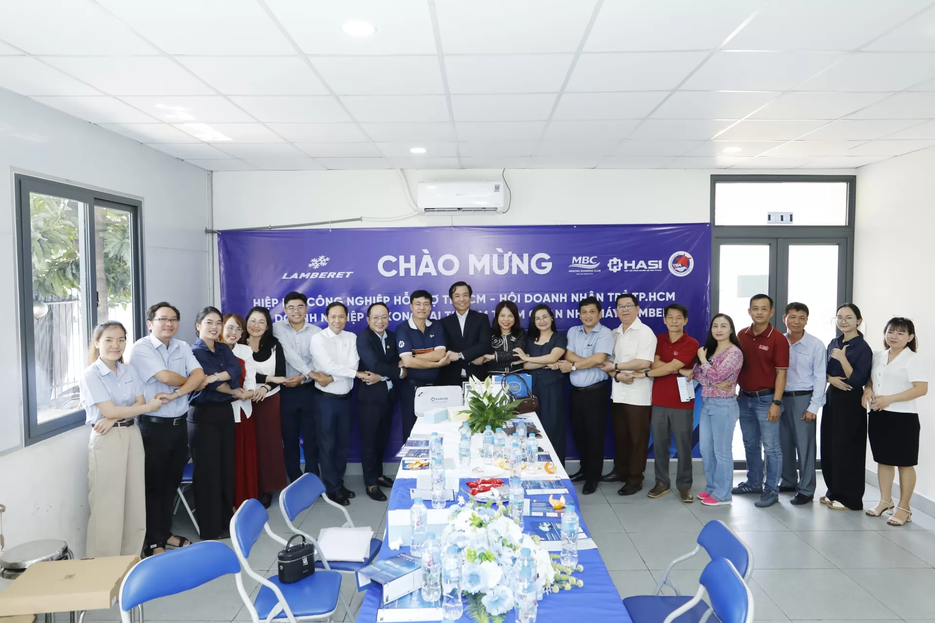 Tăng cường kết nối chuỗi cung ứng: HASI, YBA và MBC tham quan nhà máy Lamberet Việt Nam