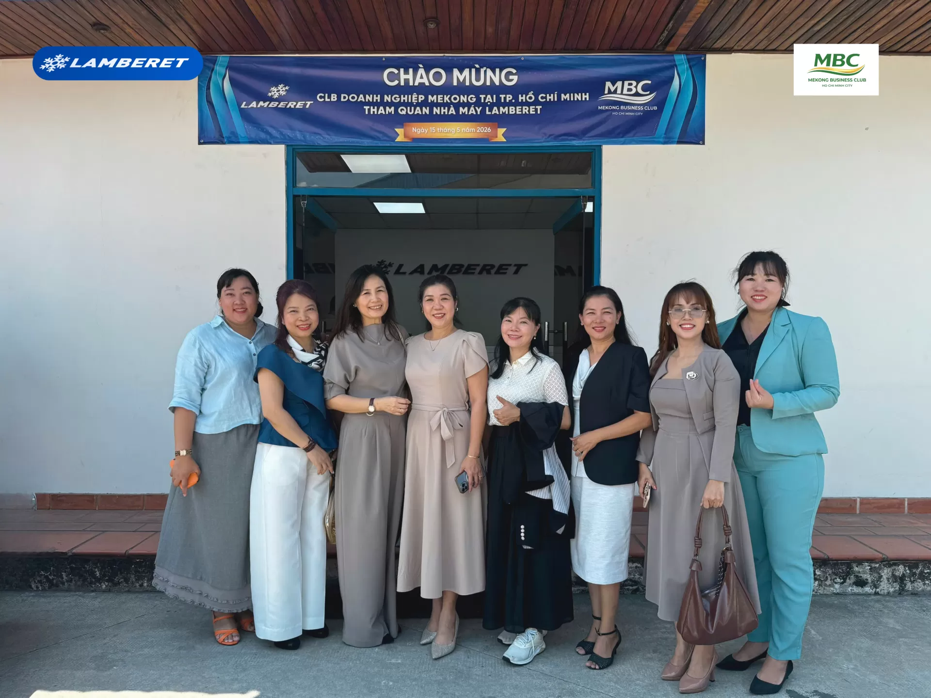 Chào mừng Câu lạc bộ Doanh nghiệp Mekong tại TPHCM đến thăm quan Lamberet Việt Nam