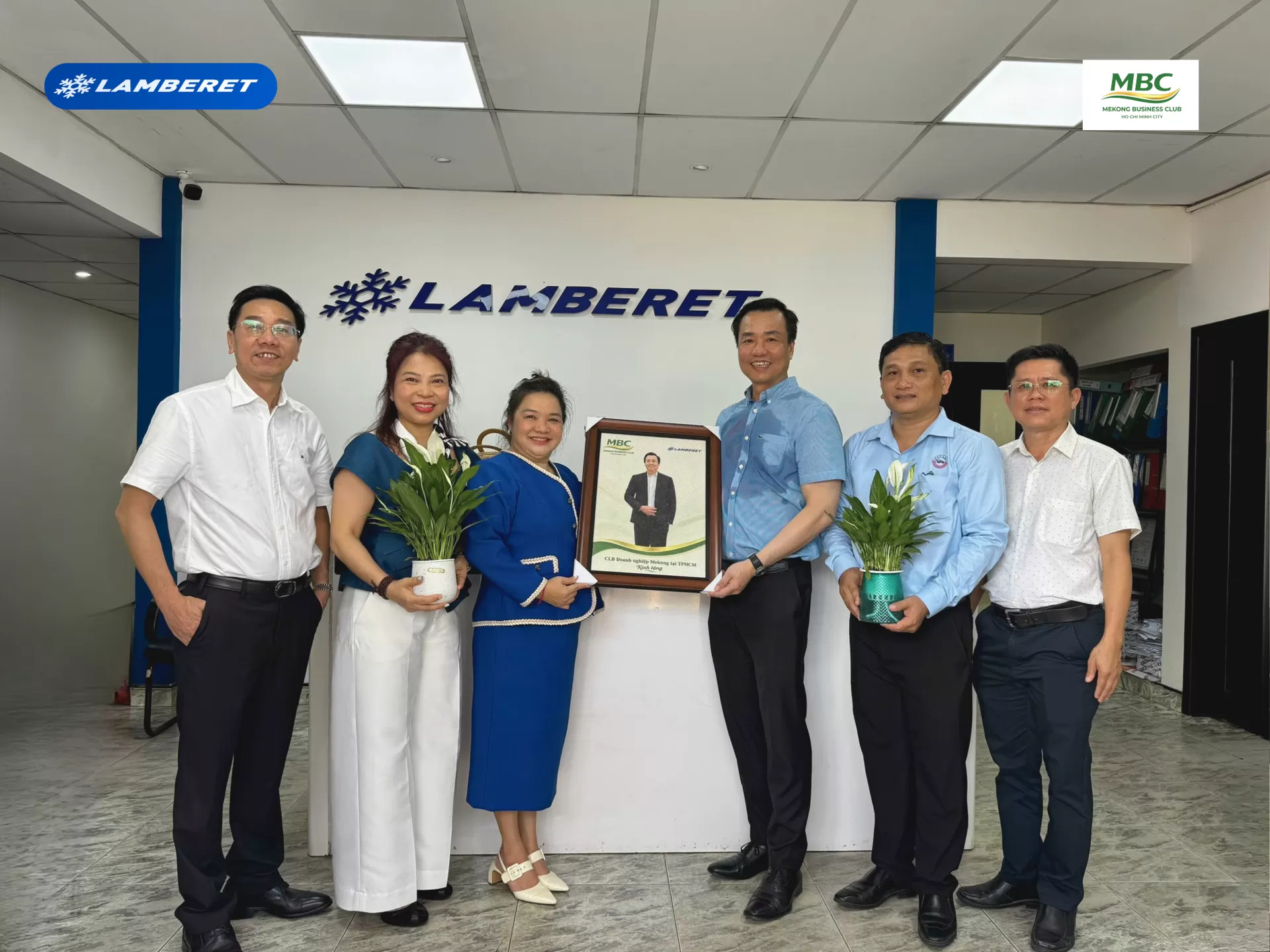 Chào mừng Câu lạc bộ Doanh nghiệp Mekong tại TPHCM đến thăm quan Lamberet Việt Nam