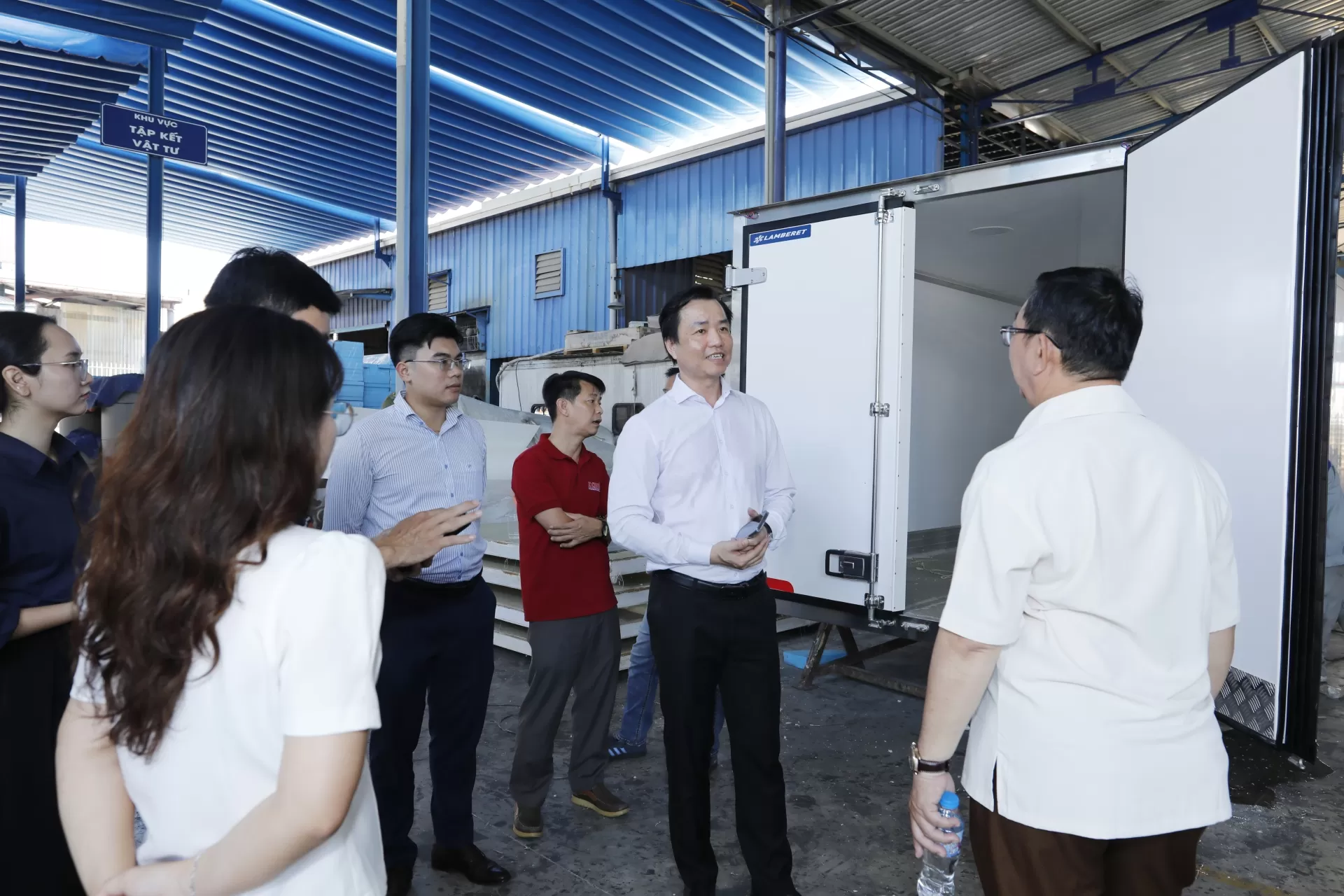 Tăng cường kết nối chuỗi cung ứng: HASI, YBA và MBC tham quan nhà máy Lamberet Việt Nam