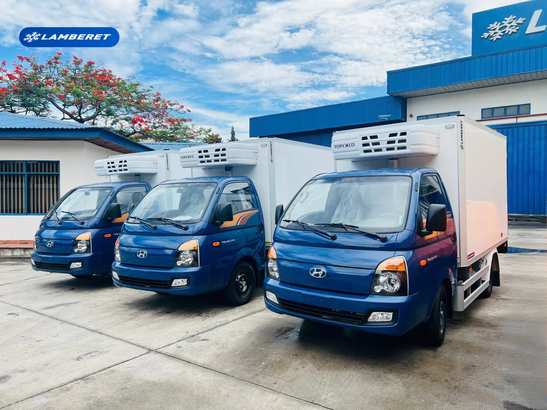 Thêm 3 xe H150 thùng lạnh được bàn giao trong những ngày cuối tháng