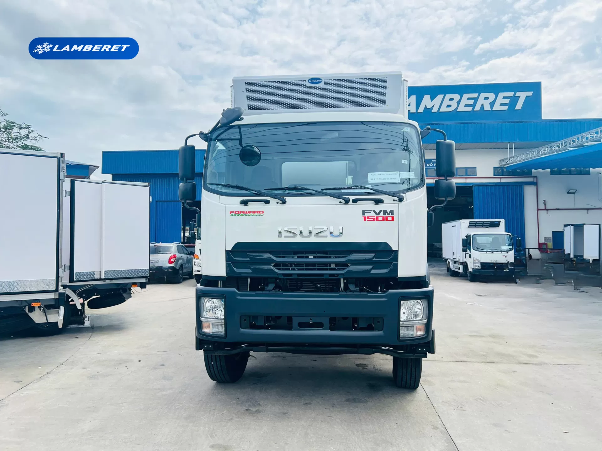 Isuzu FVM 1500 thùng lạnh Lamberet, sẵn sàng cho những chuyến hàng quy mô lớn