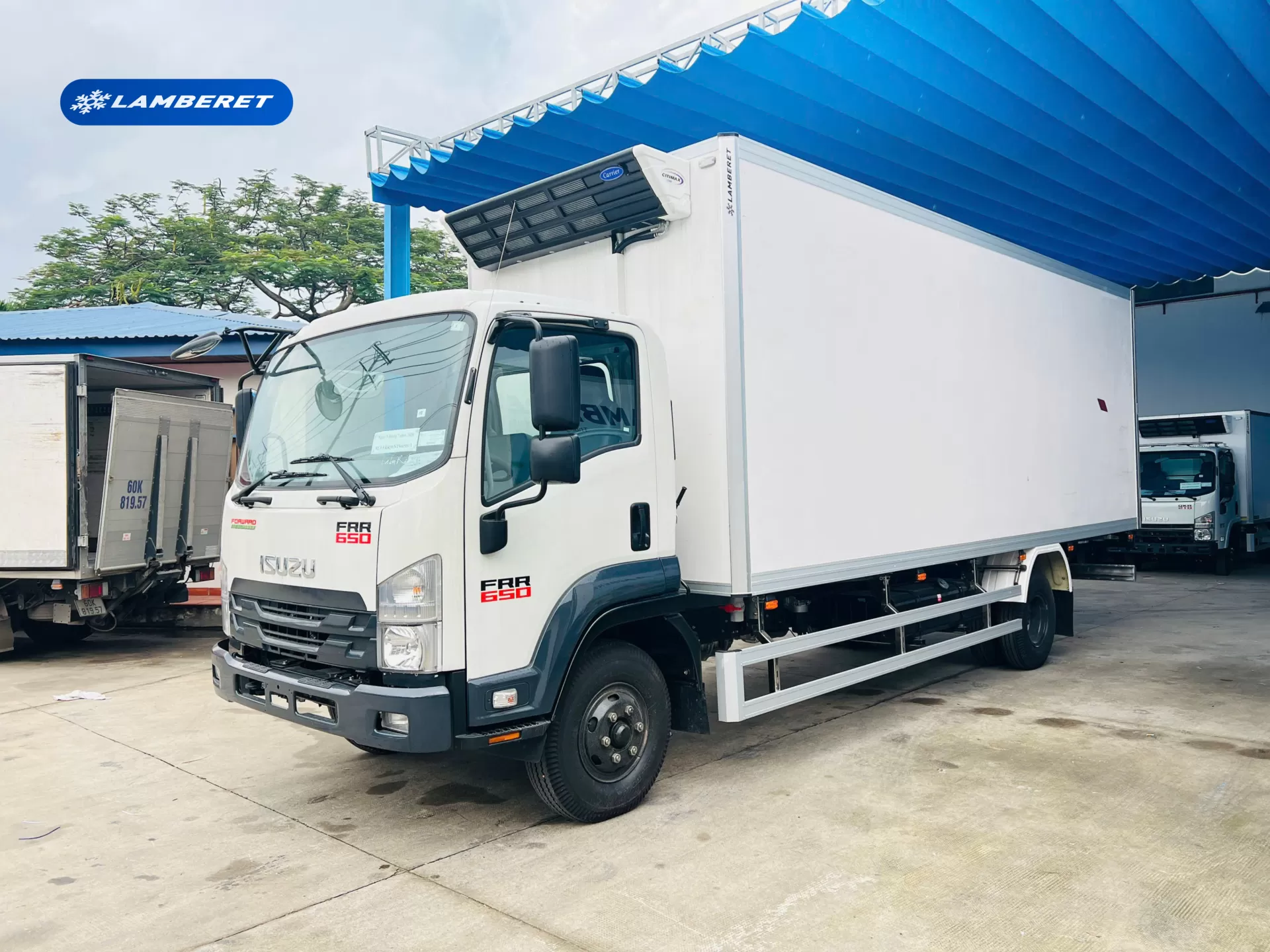 Thêm một lựa chọn mới cho hành trình vận tải lạnh - Isuzu FRR90NE5 thùng đông lạnh Lamberet