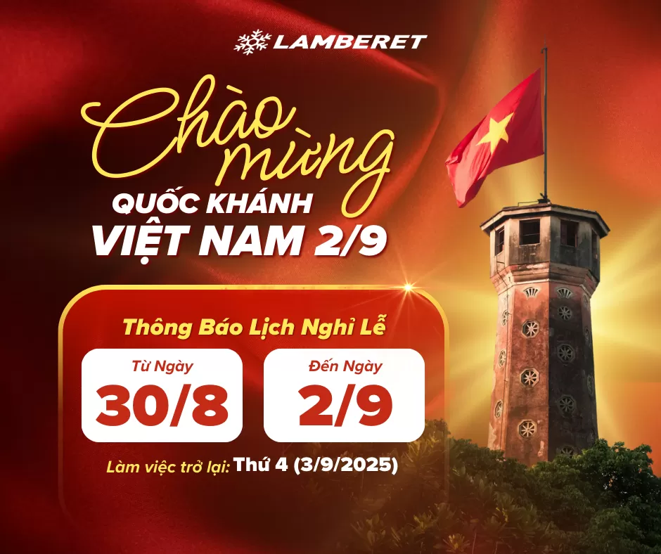 Chào mừng Quốc khánh Việt Nam 2/9 & Thông báo lịch nghỉ lễ